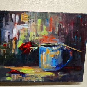 Mystery artist paintings.